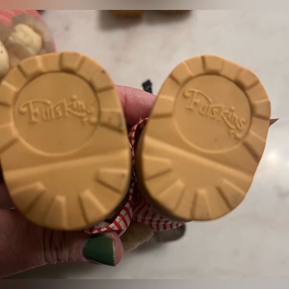 Vintage 1986 WENDY'S Furskins 8" Bears Farrell Dudley Boone Hattie With Tags - Picture 9 of 9